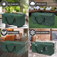 Coussin de meuble extra large personnalisé housse de protection sac de rangement extérieur jardin étanche à la poussière organisateur d'arbre de Noël
