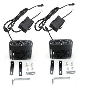 Par de cubiertas universales para luces antiniebla de coche, foco de alta potencia de 120W, luz antiniebla para motocicleta, kit de carrocería para todos los modelos, accesorios para coche - Product Image 4