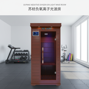 Poêle de sauna moderne en bois de cèdre rouge massif pour 1 personne, prix d'usine, <span class=keywords><strong>spa</strong></span> à domicile, alimentation électrique, installation facile, garantie de 2 ans - Product Image 2
