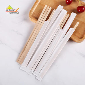 Pengaduk kopi kayu Birch alami portabel 5.5 "tongkat pengaduk sekali pakai untuk bar kopi dan pesta - Product Image 1