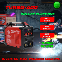 Zelda 1ph 220V IGBT Inverter Soldador De Arco Stick Welding Machine MMA Welder TURBO-400