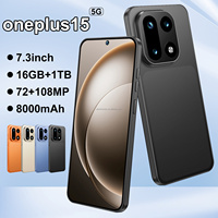 OnePlus 15 16G+1TB Android 15 7.3 pouces Global 5G Téléphones portables Processeur Decacore Snapdragon 8 Gen 2 144Hz Longue autonomie de la batterie
