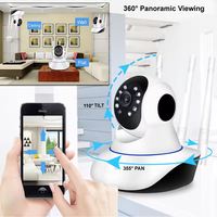 Cámara inalámbrica Wifi seguridad 1080P Hd visión nocturna para el hogar Ip Cctv 360 vigilancia seguridad interior Cámara Ip