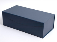Inserts biodégradables boîte de papier d'expédition de bouteille d'enveloppe de vin boîte de bouteille d'emballage magnétique vin pliable avec le diviseur ondulé