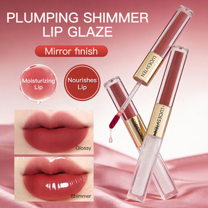 Aceite Labial Hidratante con Brillo y Brillo Labial de Doble Efecto, Lápiz Labial Líquido de Doble Toque, Marca Privada - Product Image 1