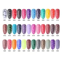 Vernis à ongles gel craquelé personnalisable, laque hybride semi-permanente, effet craquelé pour nail art