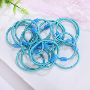 Coleteros de Goma de Color Sólido con Hebilla de Cuerda, Buena Elasticidad, Uso Diario para Niñas, Accesorios para el Cabello - Product Image 3