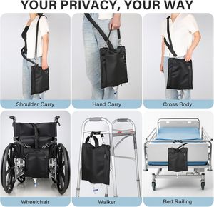 Support de poche personnalisé pour poche de drainage de cathéter avec bandoulière réglable pour usage médical - Product Image 2