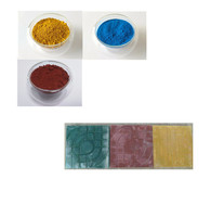 Pigment béton en poudre de ciment, pigment jaune 313 au oxyde de fer rouge, pour bloc de brique, 20 ml