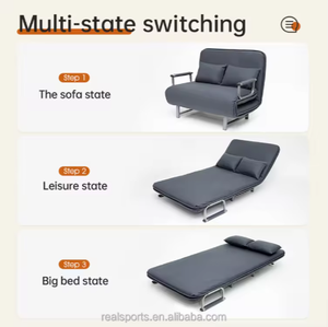Oferta Especial Sofá <span class=keywords><strong>Cama</strong></span> Plegable y Ajustable, Cómodo y en Múltiples Colores, Muebles para Sala <span class=keywords><strong>de</strong></span> Estar - Product Image 2