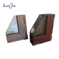 Ventanas de PVC Abatibles con Doble Acristalamiento, Aislamiento Térmico y Resistencia al Viento, Material UPVC, Personalizadas
