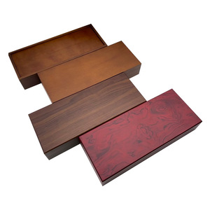 Caja de madera para té Pu'er maduro, caja de almacenamiento rectangular hecha a mano de 65mm para productos de té - Product Image 4