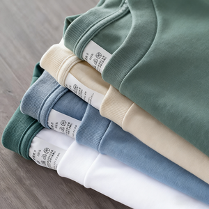T-shirt d'été personnalisé 100% coton pur de qualité supérieure, manches courtes, uni, décontracté, t-shirts de haute qualité pour hommes - Product Image 1
