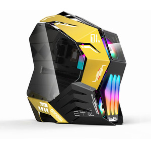 2024 mới <span class=keywords><strong>ATX</strong></span> Tempered Glass RGB Máy tính chơi Game Trường hợp với nước làm mát trường hợp máy tính gabinete Gamer <span class=keywords><strong>ATX</strong></span> đặc biệt hình bên - Product Image 4