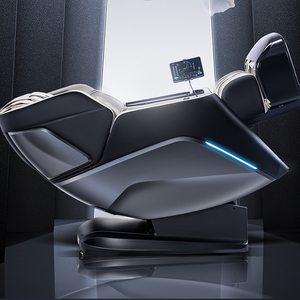 Profesional de lujo gris cero gravedad estiramiento 4D pista última silla de masaje electrónico masajeador corporal - Product Image 2