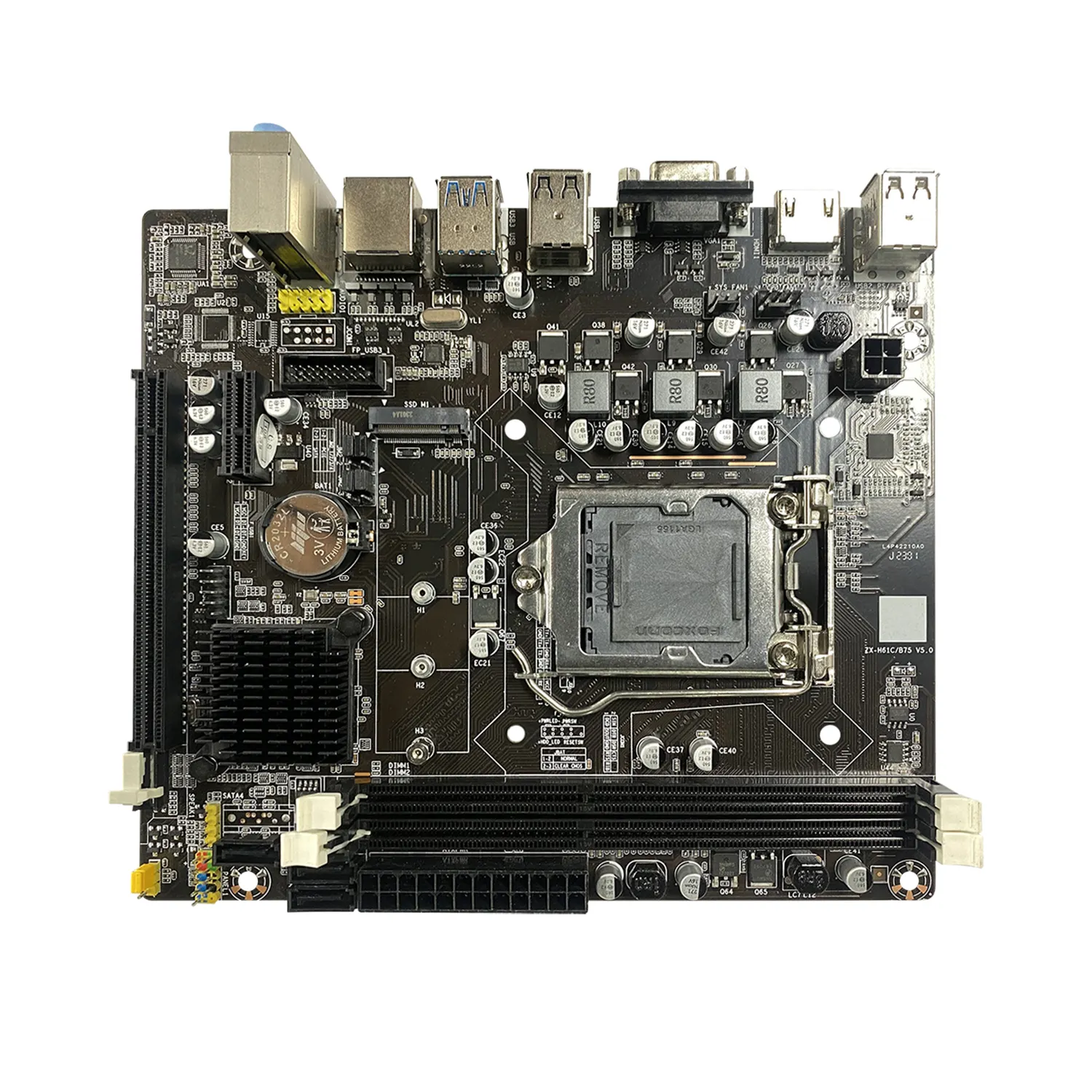 Mainboard X99 X79 B550 B450 H61 mit Prozessor kern i7 i5 Computerspiel-Motherboard