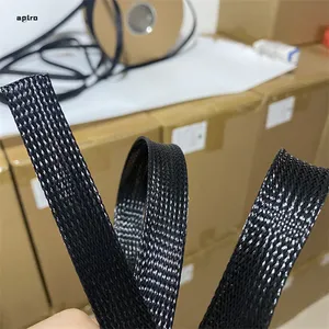 Factory Ready In Stock 2mm 3mm 4mm 6mm 8mm 10mm PET Expandable Braided Flexible Cable Sleeving Cable Protect Sheath Mesh
