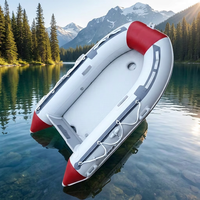 Kayak gonflable pliable en PVC robuste, canoë de mer à stabilité accrue pour vagues de plus de 4 m, embarcation océanique pour 8 personnes, idéal pour le tourisme
