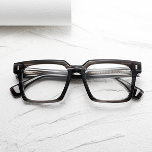 Rectangle Full Rim <b>Eyeglasses</b> Solid Color Anti-Uv Unisex Adults Vision Correction <b>Frames</b> JMM79RX - Product Image 6