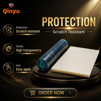 Nouveaux films de transfert UV DTF Qinyu A3 en PET, films A et B, 30cm*50m