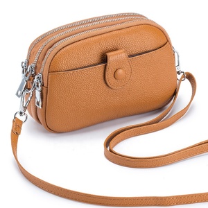 Bolso de Teléfono Celular para Mujer, Bolso Bandolera de Cuero Genuino a la Moda, Bolso Cruzado de Cuero para Mujer - Product Image 3