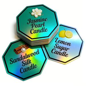 TEDDY Printing Die Cut Hologram Self-adhesive logo Sticker Vinyl <strong>Waterproof</strong> Logo Holographic Sticker <strong>Label</strong> - Product Image 5