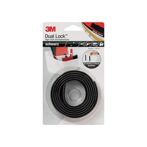Serrure à pression 3M Dual Lock High Tech noir longueur 1.25 m largeur 25 mm - Product Image 1