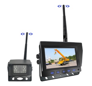 5 inch AHD 720P 1080P 4 kênh chia màn hình không dây xe CCTV Vision Camera Quad phía sau xem hệ thống màn hình - Product Image 1