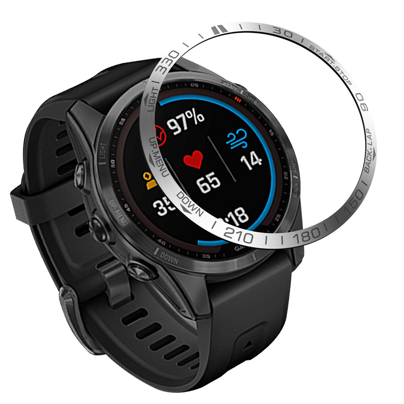 Garmin Fenix 7 7 7x6 6X Pro 5 5X Plus Смарт-часы ремешок ободок Стильная рамка чехол с защитой от царапин крышка кольцо