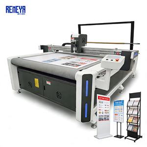 REMEYA Nouvelle machine de découpe automatique de rouleaux de tissu, système de découpe CNC pour acrylique, machine de découpe CNC pour PVC - Product Image 1