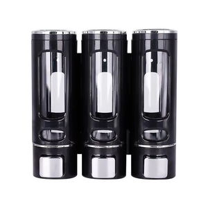 Hot Bán Phòng Tắm 400Ml 3-Đầu Abs Của Nhãn Hiệu Gel Tắm Ba Chất Lỏng Xà Phòng Máy Rút Vệ Sinh Treo Tường Gắn - Product Image 2