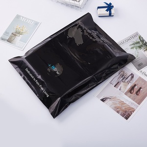 Poignée custpm shopping sac en plastique noir marché spot - Product Image 1