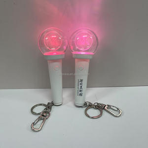 Mini porte-clés LED personnalisé avec logo, à piles, bâton lumineux clignotant pour accessoires de concert, Nouvel An, Noël, événements et fêtes - Product Image 1