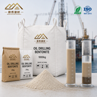 Argile de forage standard API, poudre de bentonite pour le forage pétrolier, 25 kg/sac, 1250 Mesh