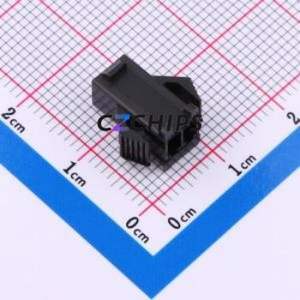 SM-2Y Housing (Wire-to-Board / Wire-to-Wire) P=2.5mm Connector 1x2P 1 2 Black - Product Image 1