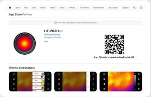 Caméra thermique miniature pour smartphone OEM Factory HTI 256*192 ISR 512*384 25Hz avec objectif pour inspection PCBA HVAC - Product Image 4
