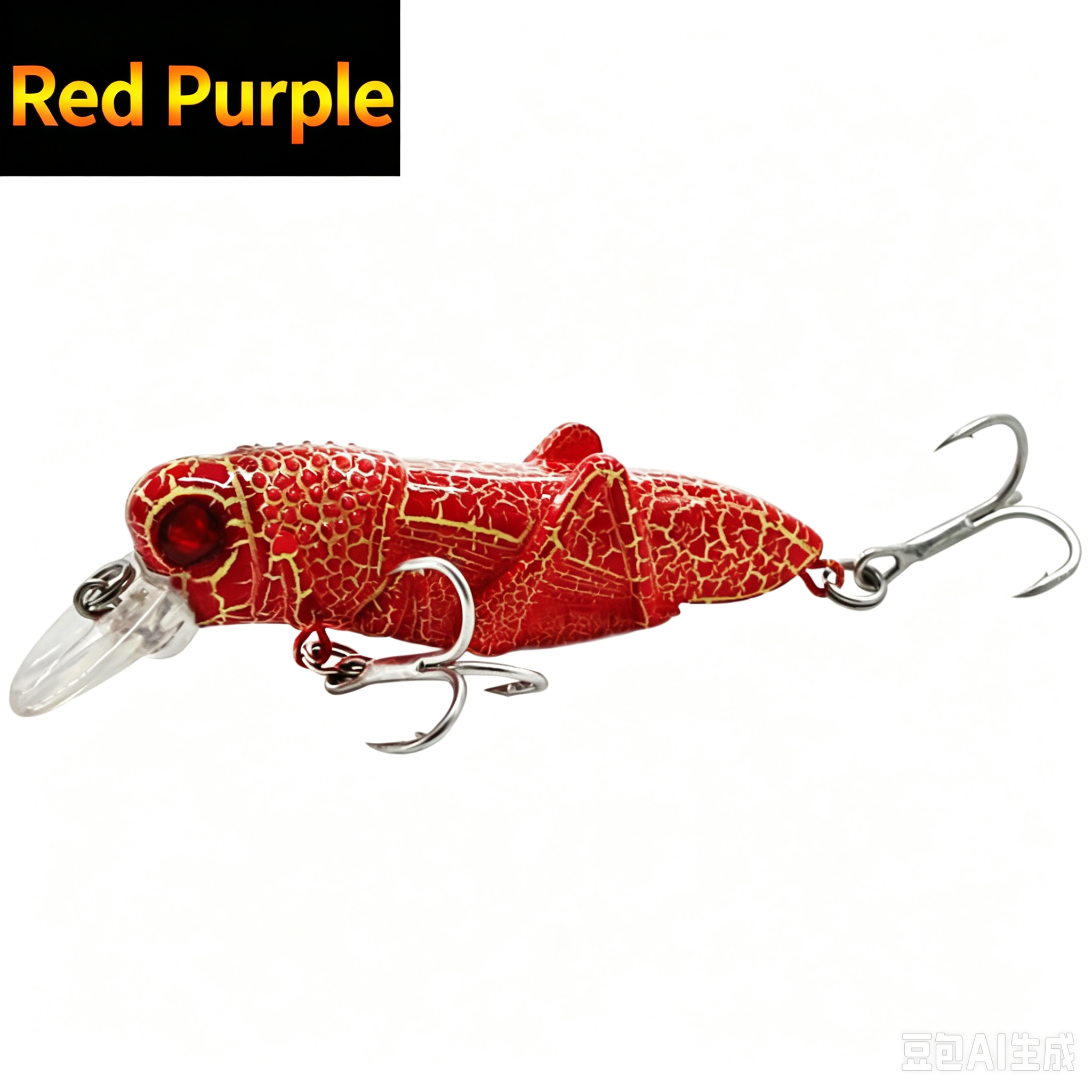 4# Bright Red & Purple