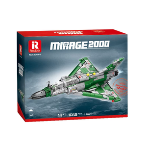 Bloques de Construcción de Aviones de Combate Mirage 2000, 1012 Piezas, Modelo de Avión Militar, Serie de Juguetes Educativos DIY, Regalos Navideños, Adornos de Escritorio - Product Image 2