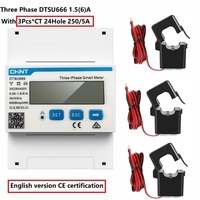 DDSU666 DTSU666 monophasé Rail DIN Modbus RS485 bidirectionnel intelligent énergie puissance KWH compteur de courant électrique wattmètre