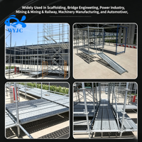 Planche de chantier galvanisée à chaud, planche de chantier perforée pour la construction, accessoires de chantier