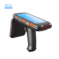 Système Android terminal mobile 20m longue distance UHF RFID lecteur portable pour blanchisserie/entrepôt/suivi des animaux