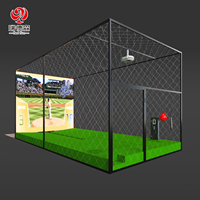 Simulateur de baseball interactif AR d'intérieur, fabrication OEM/ODM, retour automatique de balle, machine de jeu sportif de frappe virtuelle