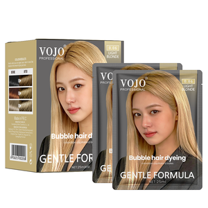 VOJO Teinture capillaire à bulles tendance en gros 25ml*10 sachets, à base de plantes, sans ammoniaque, couleur longue durée, produit phare en Asie du Sud-Est - Product Image 5