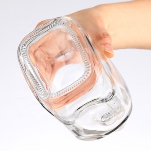 定制50毫升迷你酒瓶50毫升白酒小威士忌伏特加玻璃瓶带金属螺帽 - Product Image 5