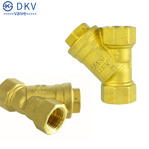 Dkv DN15/20 Brass Y Lọc BSP NPT chủ đề Brass Lọc PN16/20 1 "2" giả mạo Brass Y loại lọc lọc van cho nước - Product Image 2