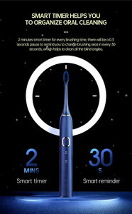O-Care SNK01 Set di spazzolini elettrici intelligenti da viaggio con Logo personalizzato staccabile <span class=keywords><strong>Smart</strong></span> da viaggio bianco professionale - Product Image 3