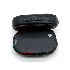 Coque de protection de clé de voiture en cuir à 4 boutons pour <span class=keywords><strong>Kia</strong></span> Sportage Ceed <span class=keywords><strong>Xceed</strong></span> Sports K5 Seltos 2019 2020 <span class=keywords><strong>2022</strong></span> 2023 Accessoires - Product Image 4