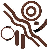 Kit d'accessoires de fitness et yoga pour la maison : Anneau de Pilates personnalisé avec logo, ballon et bandes, poids de cheville