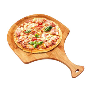 Nouveau design de gros de plateau à pizza en bambou naturel écologique ustensiles de cuisine de restaurant - Product Image 3