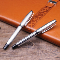 Stylo-plume personnalisé élégant de luxe avec Logo, stylo haut de gamme, échantillon d'encre, Capsule remplaçable